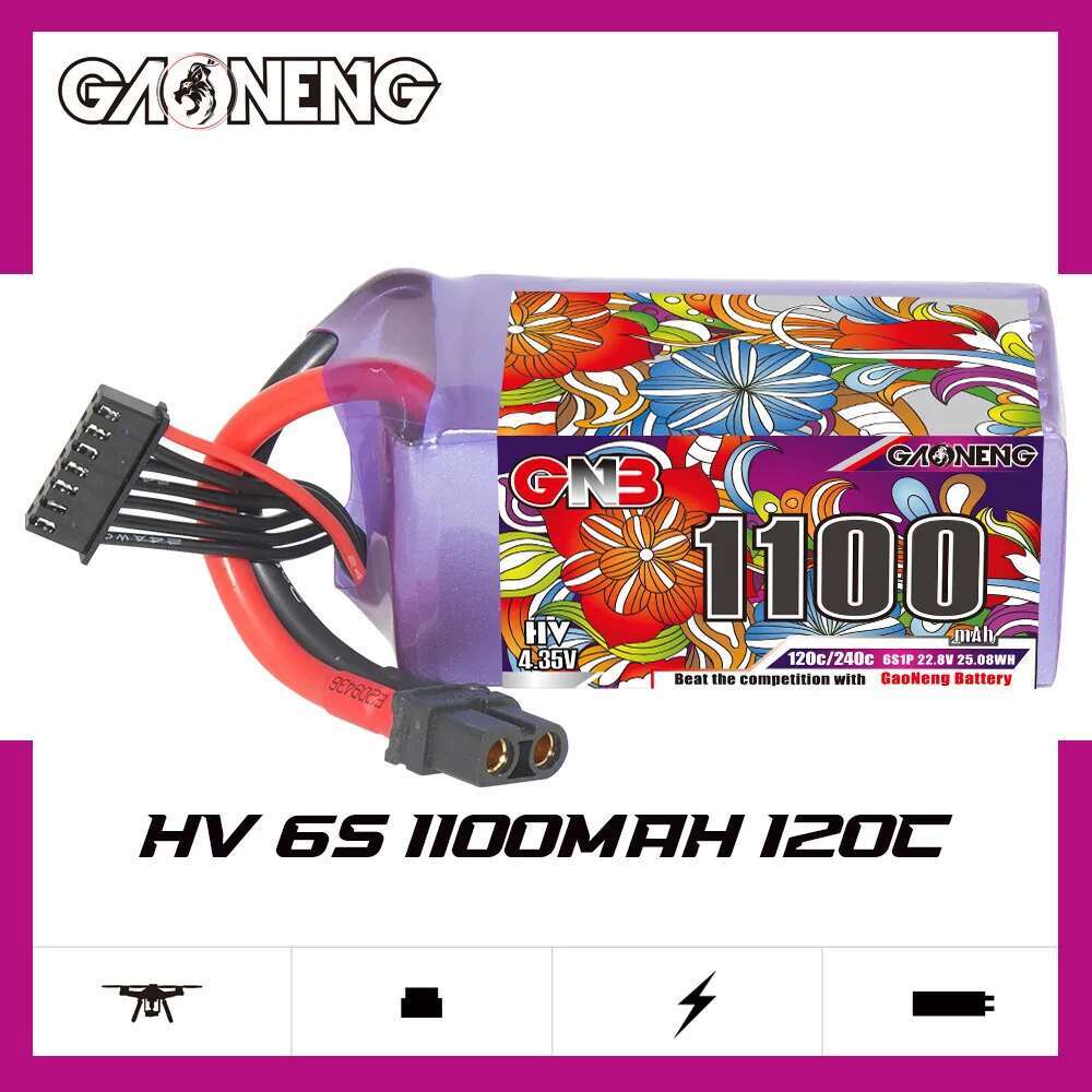 2Pcs GNB 6S Lipo Battery 22.8V - огляд і ціна Drone Rc Leading