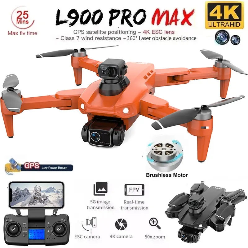 L900 Pro MAX GPS Drone 4K Prof - огляд і ціна Drone Ae Rc