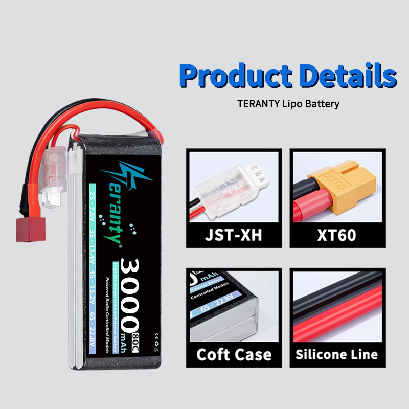 TERANTY 2S 3000mAh Lipo Batter - огляд і ціна Drone Rc Leading