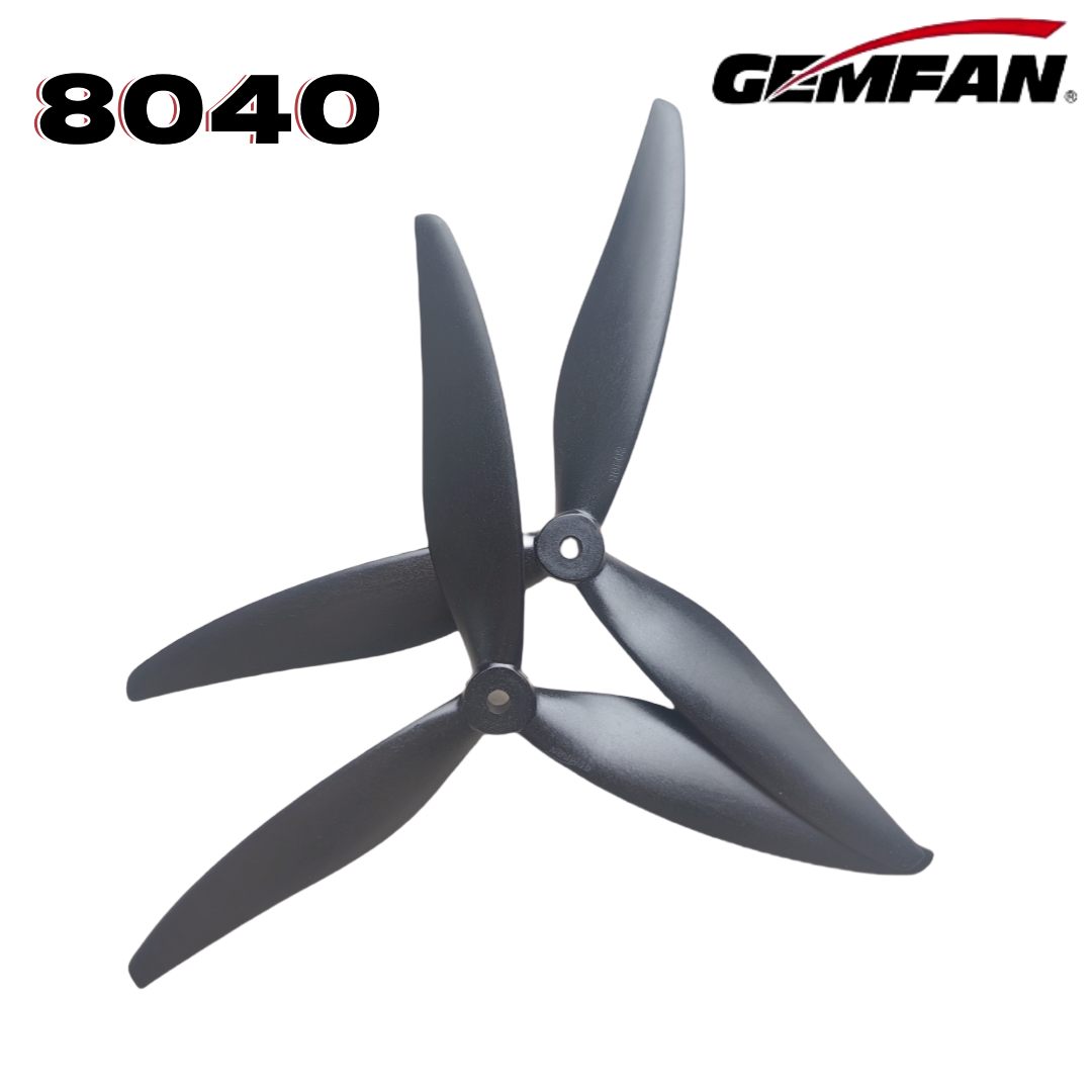 Gemfan 8040 8X4X3 3-blade 8-in - огляд і ціна Drone Rc Leading