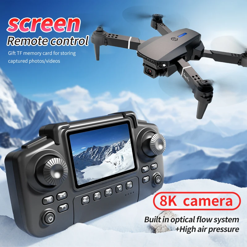Professional E88 PRO Drone wit - огляд і ціна Drone Ae Rc