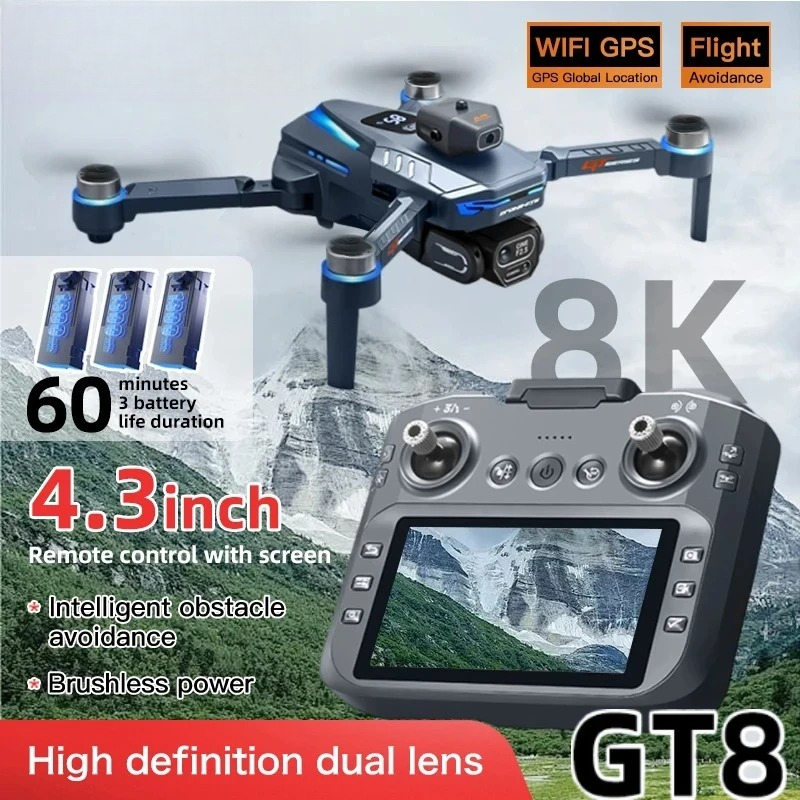 Original GT8 Drone 8K Professi - огляд і ціна Jjrc Drone X12