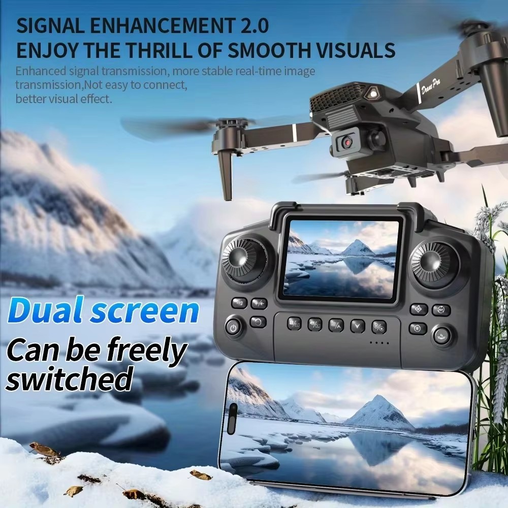 2026 New E88 Drone 4K Dual-Cam - огляд і ціна Drone E88 Rc Quadcopter