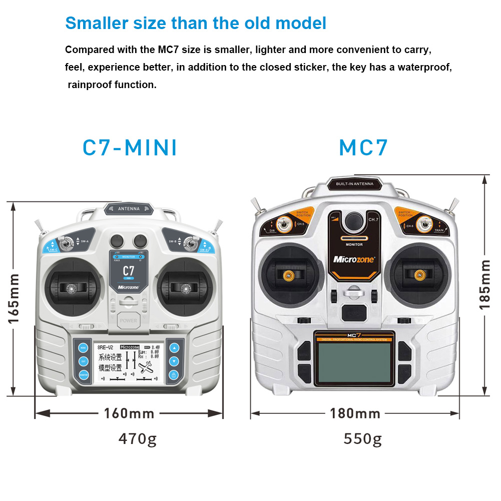 MicroZone MC7 Controller C7 MI - огляд і ціна Drone Rc Leading