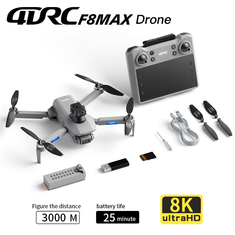 F8 MAX GPS Drone Professional  - огляд і ціна Jjrc Drone X12